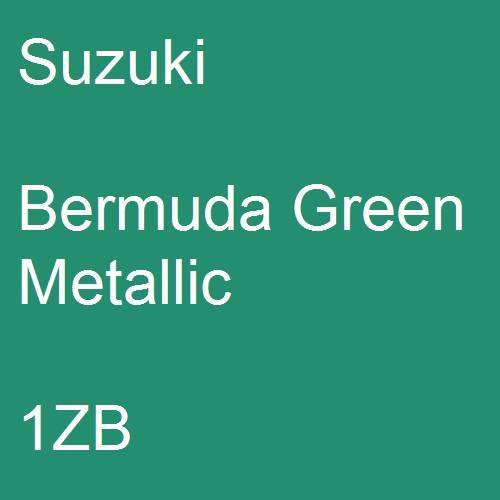 Suzuki, Bermuda Green Metallic, 1ZB.